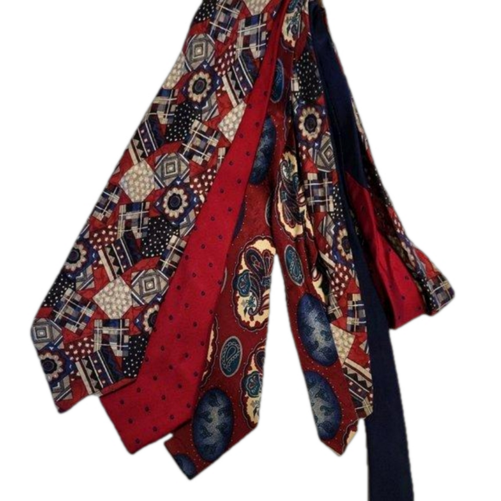 2 Vintage and 1 Newer Men's Ties